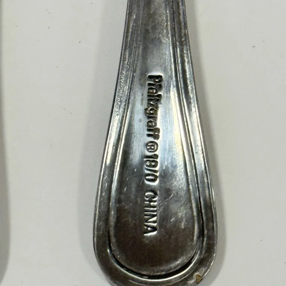 Pfaltzgraff Flatware ** Discontinued Radiants Pattern **Set Of 3 Dinner Forks